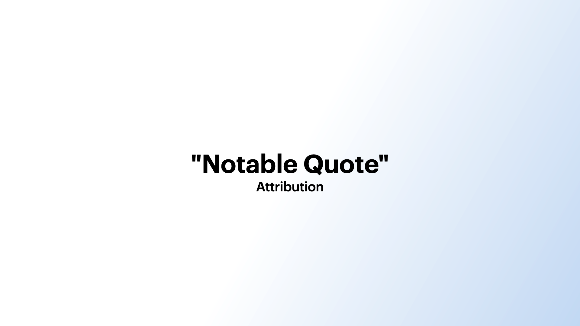 Quote slide